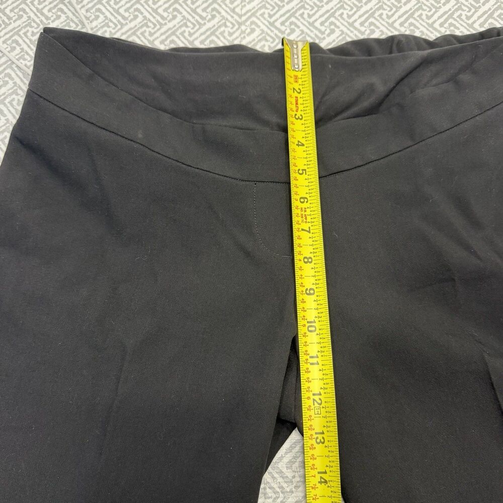 H&M MAMA Black Straight Leg Maternity Pants Over-The-Bump Band Size Medium - Picture 11 of 11